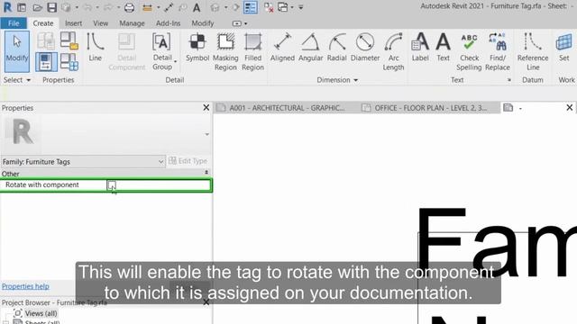 Revit 2021 Rotate Tag with Component Improvements смотреть онлайн