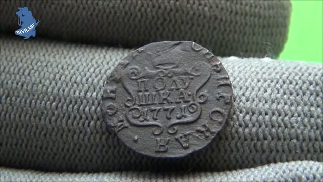 монета Полушка 1771 г . Сузунский монетным двором (КМ) . Сибирская монета. #602