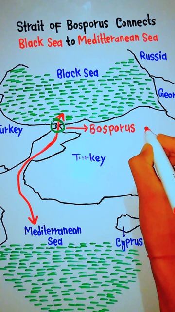 Strait of Bosporus Connects Black Sea To Mediterranean Sea || 5min Knowledge смотреть онлайн