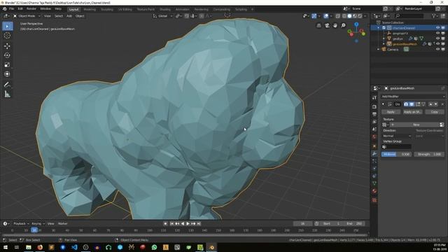 Low Poly Fur with Wind effect - Blender Tutorial смотреть онлайн