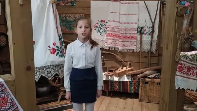 Чабатарэвіч Валерыя, верш "Дарагая Беларусь" (П. Броўка) смотреть онлайн