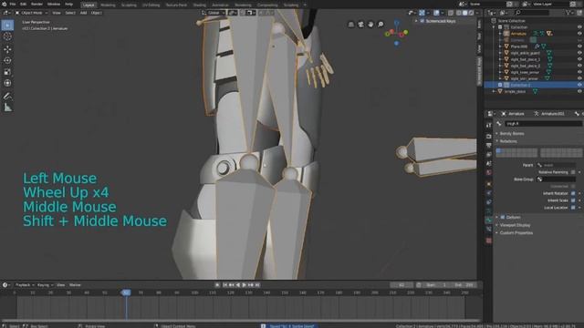 How to Rig Armor | Blender смотреть онлайн