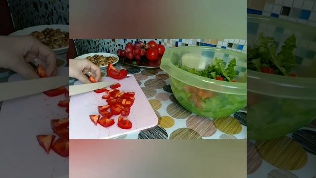 Вкусный необычный салат 