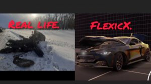 Аварии на реальных событиях.В FlexicX.