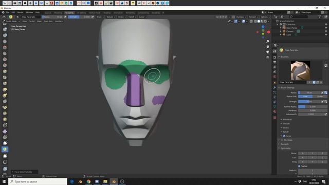 Blender Sculpting Tutorial: Draw Face Sets смотреть онлайн