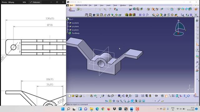 CATIA V5 TUTORIALS FOR BEGINNERS [COMPLETE COURSE] Ll CATIA PRACTICE MODEL 01