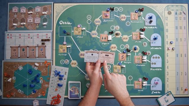 Ostia & Pirates Expansion Review - The Pirates Have Taken Over The Rondel! смотреть онлайн