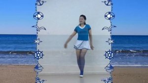 Красавица Цин Цин  (Qingqing) танцует на пляже Морячку #青青 Зимой так хочется моря!