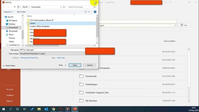 Convert PowerPoint file to Video смотреть онлайн