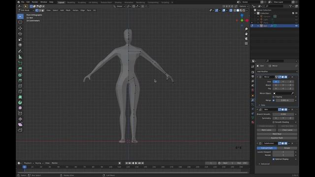 Low poly female character | Part - 2 | 3D modeling process in Blender 2.9 смотреть онлайн