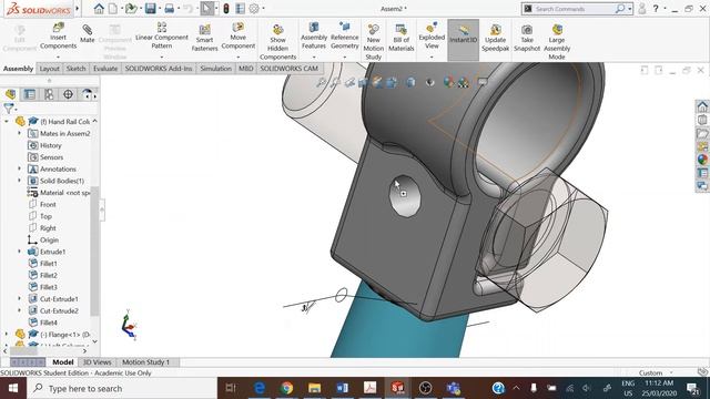 Insert Standard Parts from Toolbox - Solidworks смотреть онлайн