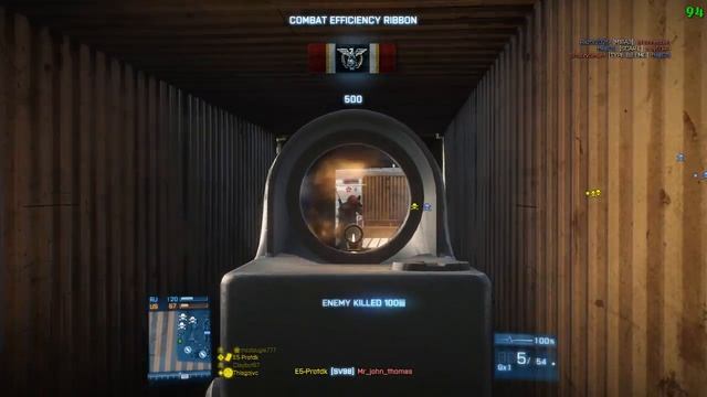 BF3 - 26 kill streak with SV-98 and M16 - TDM смотреть онлайн