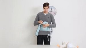 Как надеть рюкзак и усадить ребенка (хипсит + удерживающие ремни)