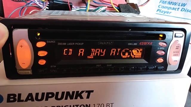 Sony - Cdx L 360 car radio CD Unboxing oryginal box after 21 years смотреть онлайн