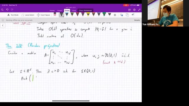MAT1841 - Lec 3 - Gaussian Annulus Theorem and Johnson-Lindenstrauss Lemma смотреть онлайн