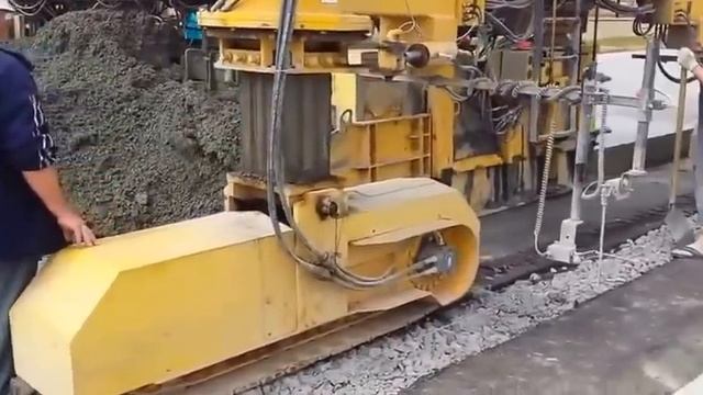 Как строят бетонную дорогу смотреть онлайн