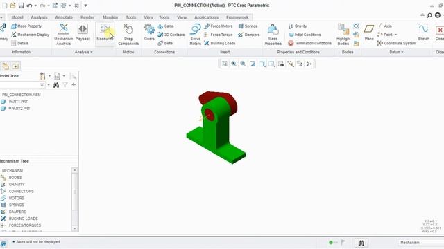 PIN Connection using PTC Creo смотреть онлайн