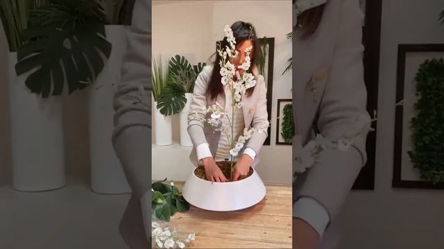 Montagem De Um Arranjo Redondo Para Mesa De Jantar!