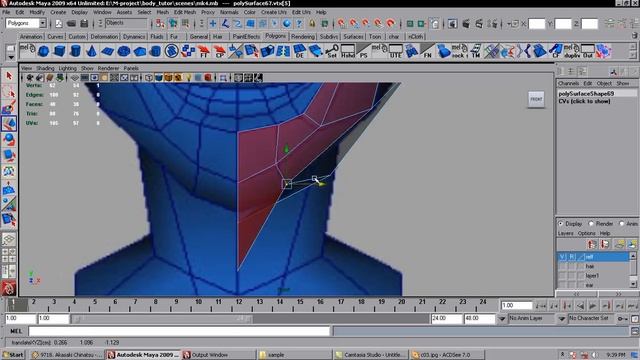 3D Anime Face and Head Modeling Tutorial MK IV - HD смотреть онлайн
