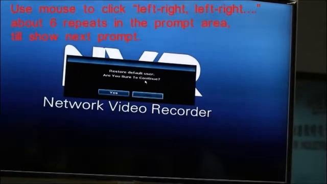 ENSTER Wireless NVR Kit Lost Password to Restore the default factory setting смотреть онлайн