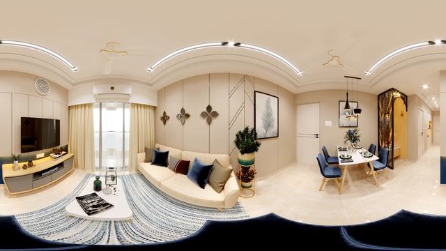 Living 360 Panorama View - 3Ds Max & Corona Renderer смотреть онлайн