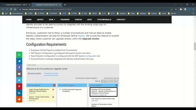 SAP SuccessFactors Employee Central Payroll H2 2022 смотреть онлайн