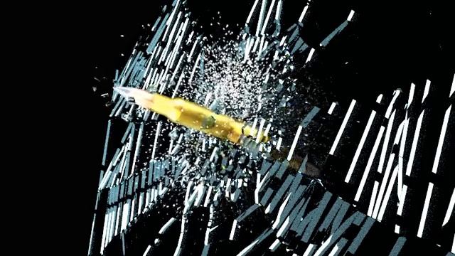 50 cal bullet through glass blender animation slow motion смотреть онлайн