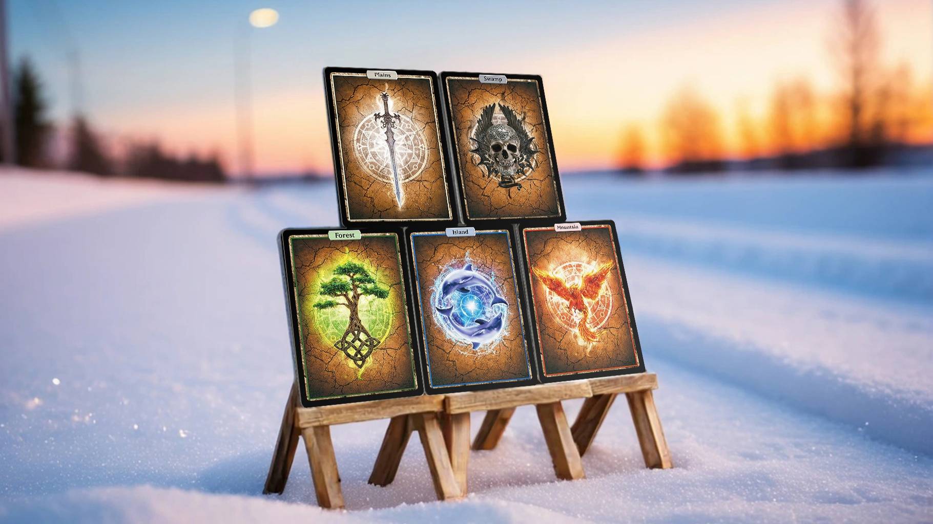 Darkness and Down - Basic Lands Set смотреть онлайн