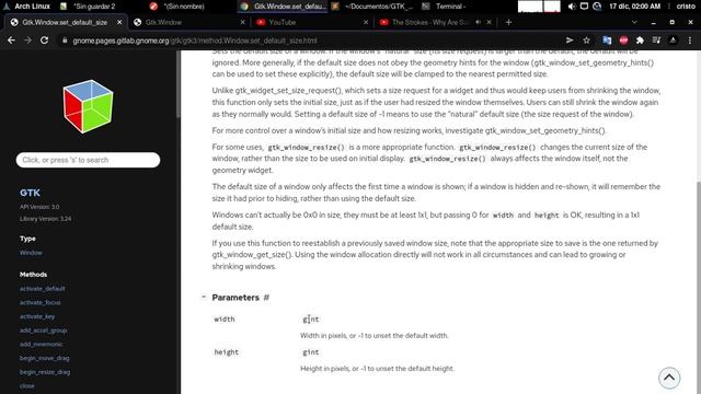 Curso de GTK en C - Propiedades de una ventana смотреть онлайн