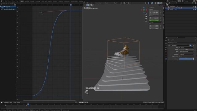 3D Shoe Animation In Blender (tutorial)