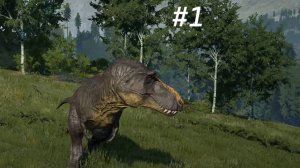 Выживание за рекса в игре The isle (часть 1)