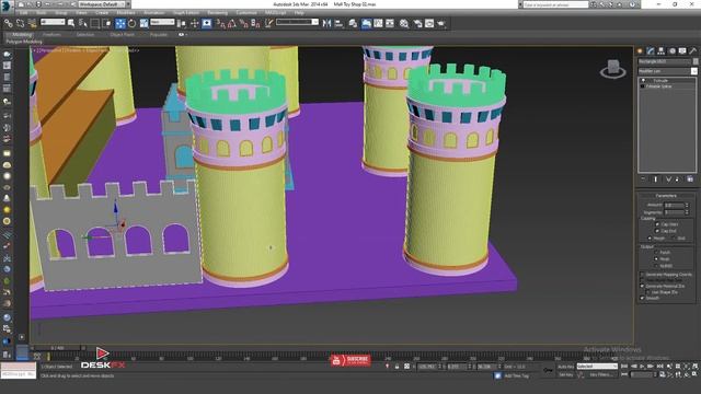 3ds Max Store Design Tutorial Super Market Toys Store Design Desk FX Part 2 смотреть онлайн