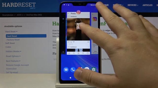 ASUS ZenFone Max M2 - How to Download Picture from Instagram & Save Image смотреть онлайн