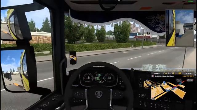 Покатушки по Euro Truck Simulator 2 смотреть онлайн