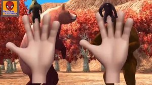 Семья пальчиков 3D ГОРИЛЛА против МЕДВЕДЯ І Bear vs Gorilla Finger Family 3D in Russian
