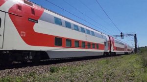 6 пассажирских на юг/с юга у входного станции Луховицы | 5 ЭП20 и 1 ЭП2К