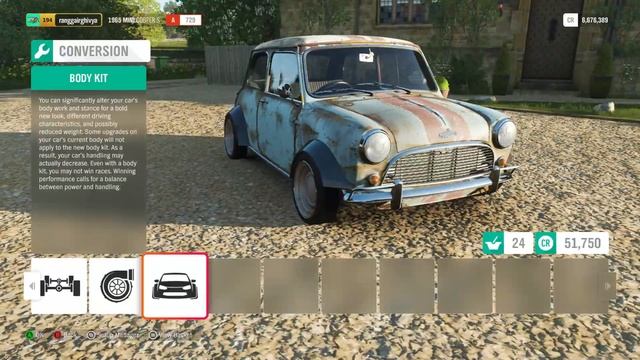 Rebuilding Mini Cooper S (1965 ) Mr. Bean | Forza Horizon 4 смотреть онлайн