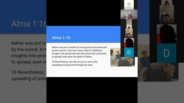 Seminary For Brother Daknis Class For May 4, 2020