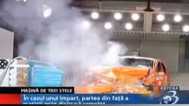 Dacia Logan CRASH TEST смотреть онлайн