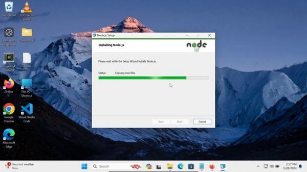 How to install node js on windows 11