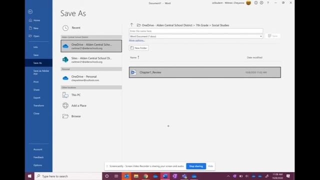 How to Save a Word Document to OneDrive смотреть онлайн