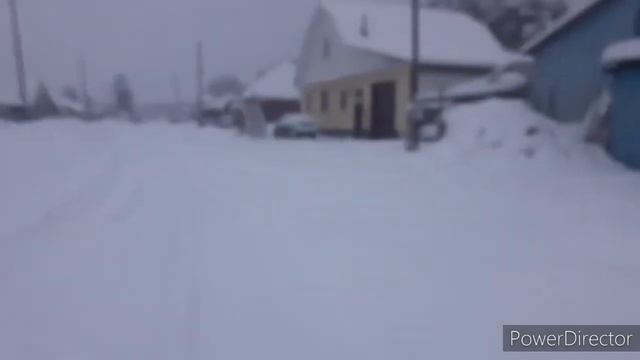 Вышла техника на дороги города.Чистим снег с сыном смотреть онлайн