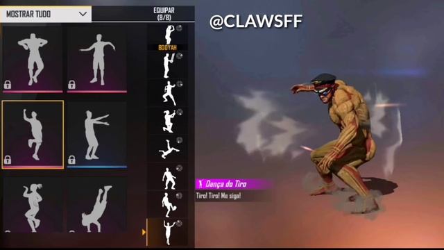 TEXTURA 3D ATTACK ON TITAN PELADO NO FREE FIRE + PACK DE EMOTES смотреть онлайн