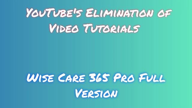 Easy Steps To Download & Free Install Wise Care 365 Pro