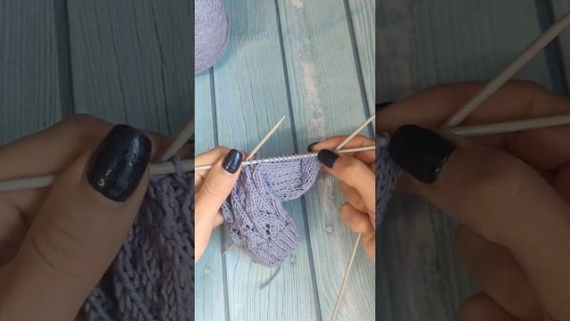 Ажурные носочки, часть 2