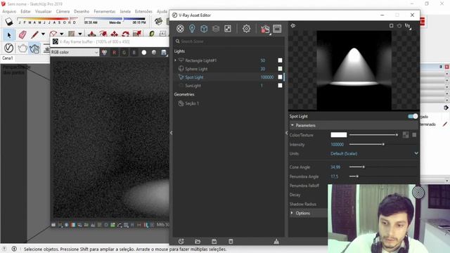 Iluminação Vray para Sketchup - Como criar e configurar iluminação no Vray 4.0 (Next) смотреть онлайн