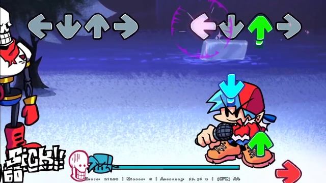 FNF Indie Cross Unused Papyrus Mechanic смотреть онлайн