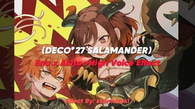 (DECO*27 SALAMANDER) Ena - Akito Cover ``High Voice Effect!`` смотреть онлайн