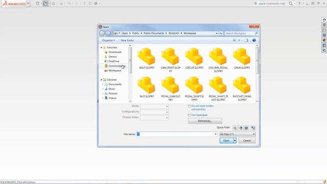 Multi CAD Mgt with Windchill - SWX Example смотреть онлайн