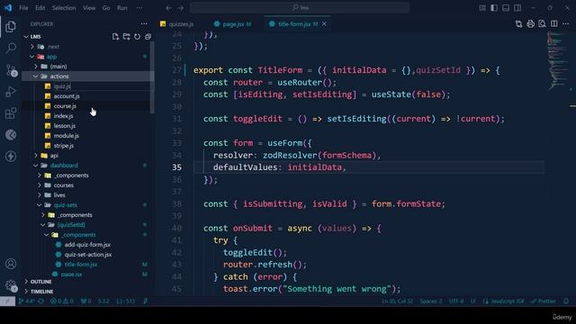 143 -Create Course Quiz Option Part 6 смотреть онлайн